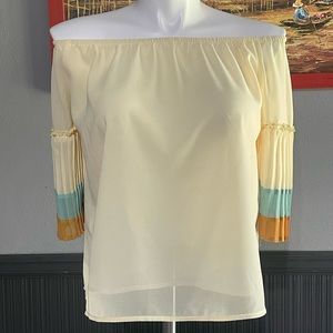 Blushing  Heart Blouse SZ - L